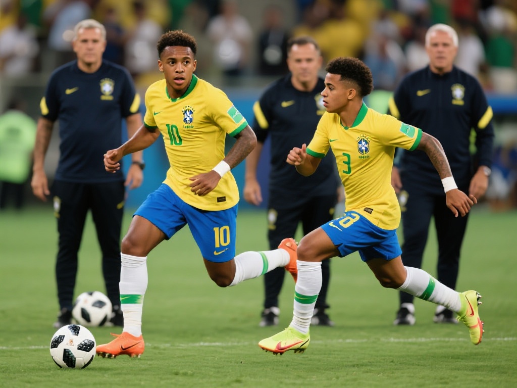 巴西队揭晓全新阵容,冲刺世界杯预选赛 除了资深球员,巴西足球队新阵容也注入了更