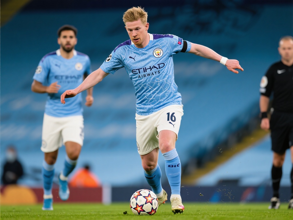 作为曼城的中场核心，德布劳内在多个赛季中